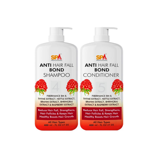 Anti Hair Fall Bond Shampoo 400ML  & Conditioner 400ML For Reduce Hair Fall, Strengthens, Hair Follicles & Keeps Hair Healthy