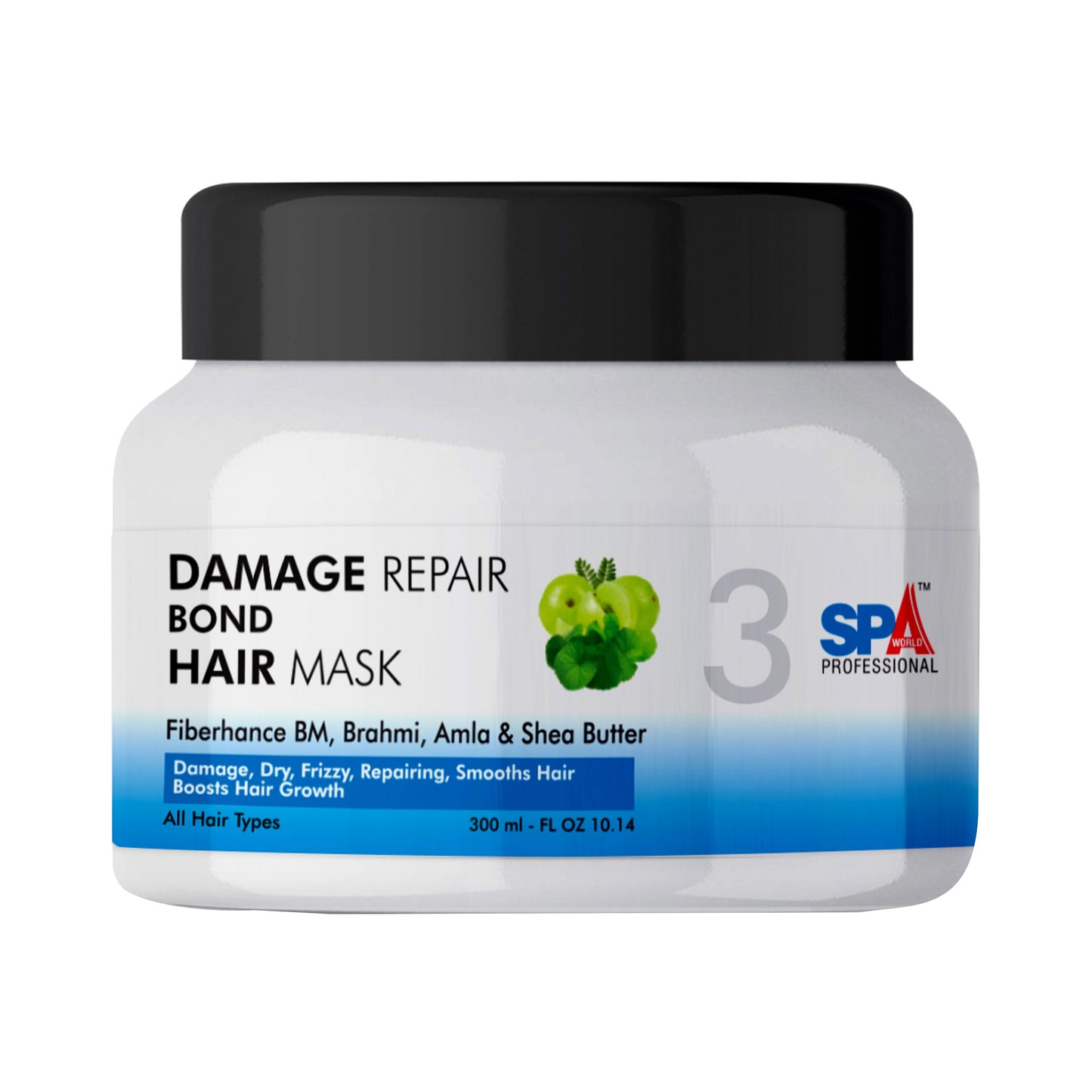 Damage Repair Bond Hair Mask -Damage, Dry, Frizzy, Smooths Hair, reduce frizz-300ml