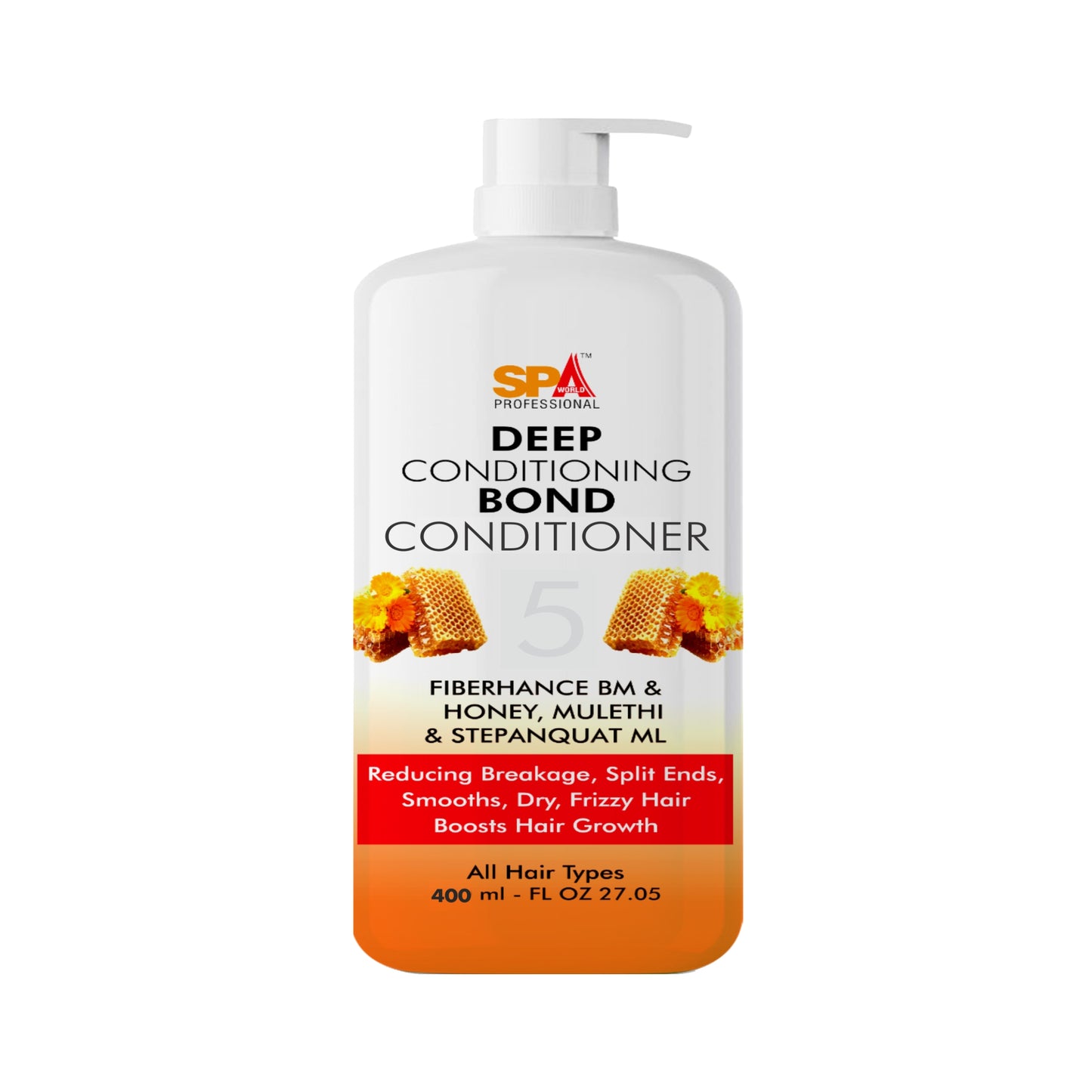 Deep Conditioning Bond Conditioner - Reducing breakage, Split ends, Smooths, Dry, Frizzy Hair, Boosts Hair Growth-400ml