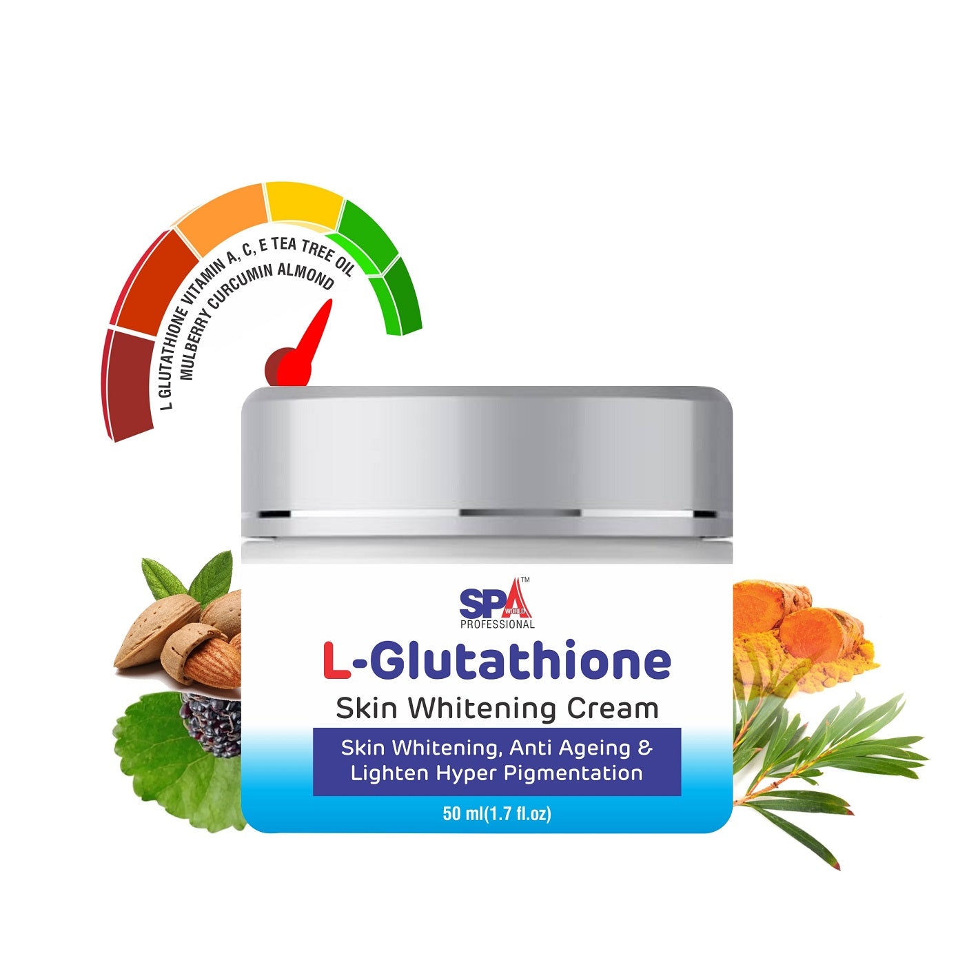 L Glutathione Face Cream for Skin Whitening complexion Evens