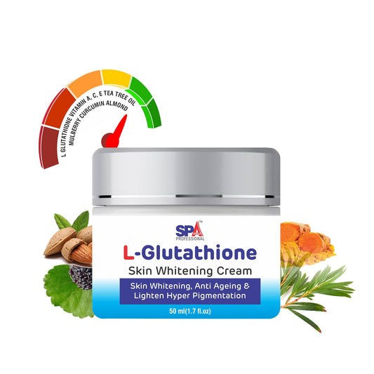 L- Glutathione Face Cream for Skin Whitening complexion, Evens skin tone, Anti-oxidant protection, Anti-Aging, Lighten Hyper Pigmentation