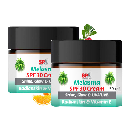 Melasma Face Cream with SPF 30-Melasma, Acne Scars & UVA/UVB-Tranexamic & Vitamin C-50+50ml