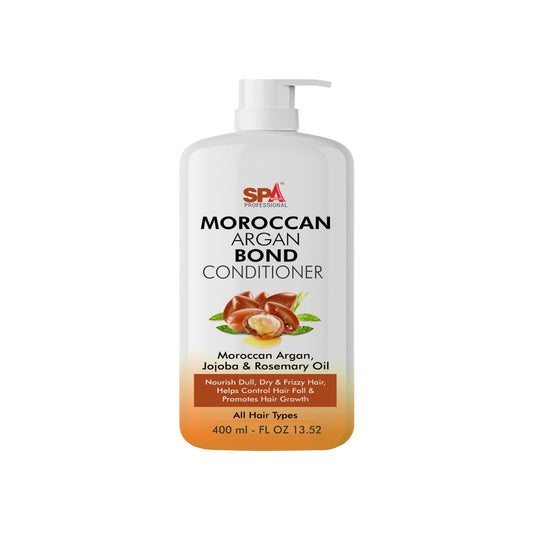 Moroccan Argan Bond Shampoo - Nourish Dull, Dry & Frizzy Hair, Helps Control Hair Fall & Promotes Hair Growth-400ml