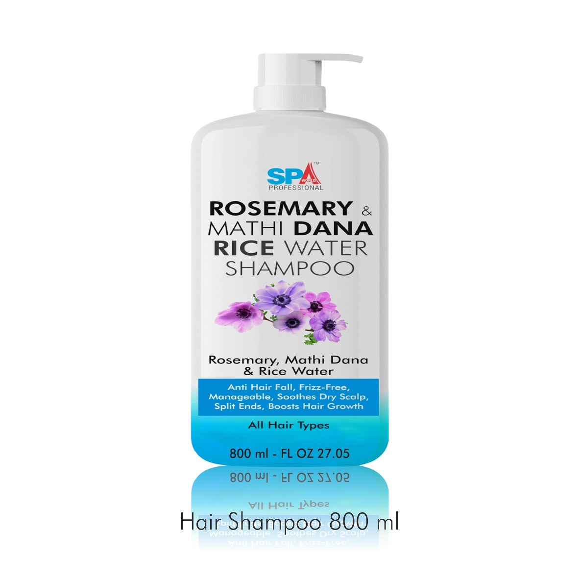 Rosemary Bond Shampoo - Anti Hair Fall, Frizz-Free, Soothes Dry Scalp, Boosts Hair Growth 800ml