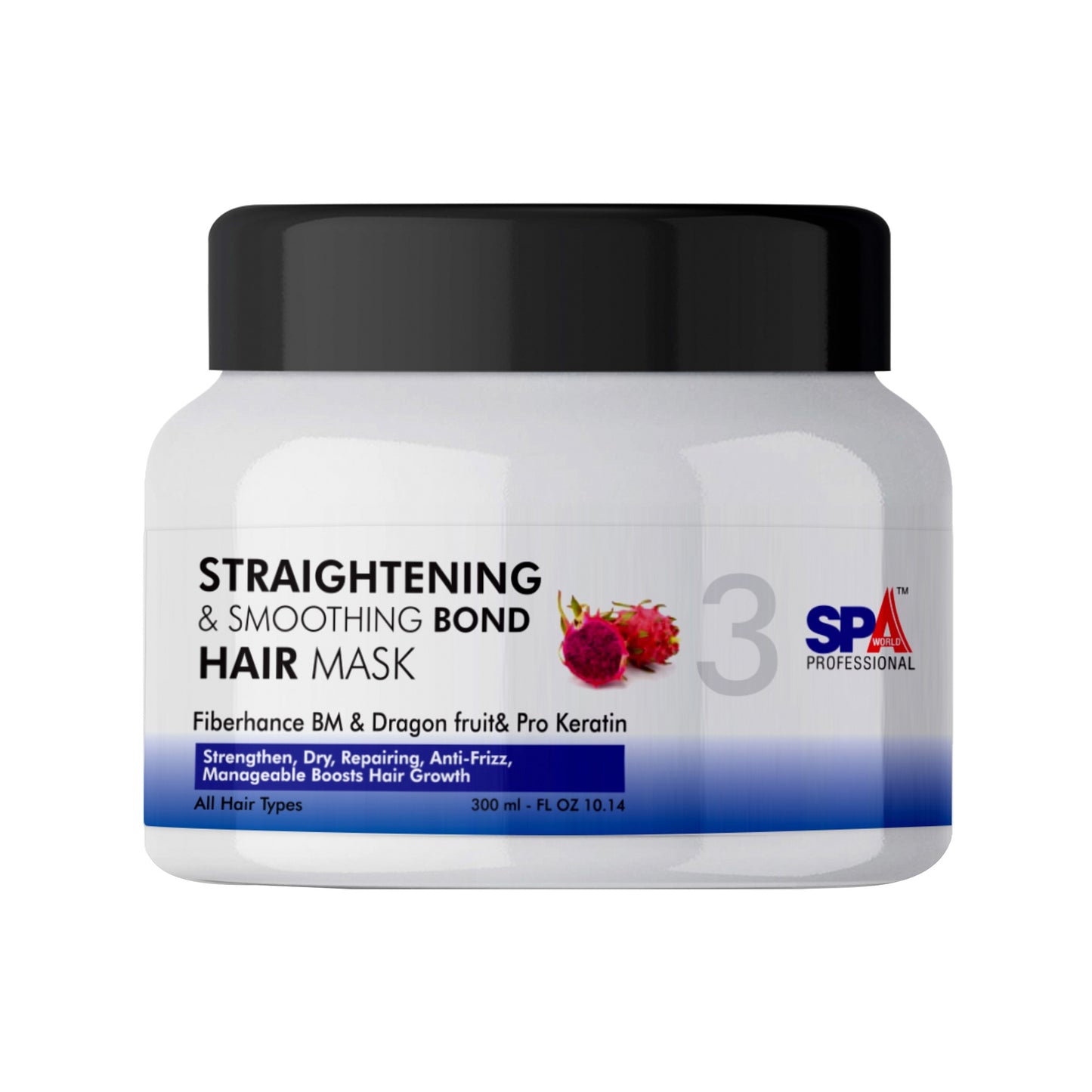 Straightening & Smoothing Bond Hair Mask -Strengthen, Dry, Frizzy, Smooths Hair, Boosts Hair Growth-300ml