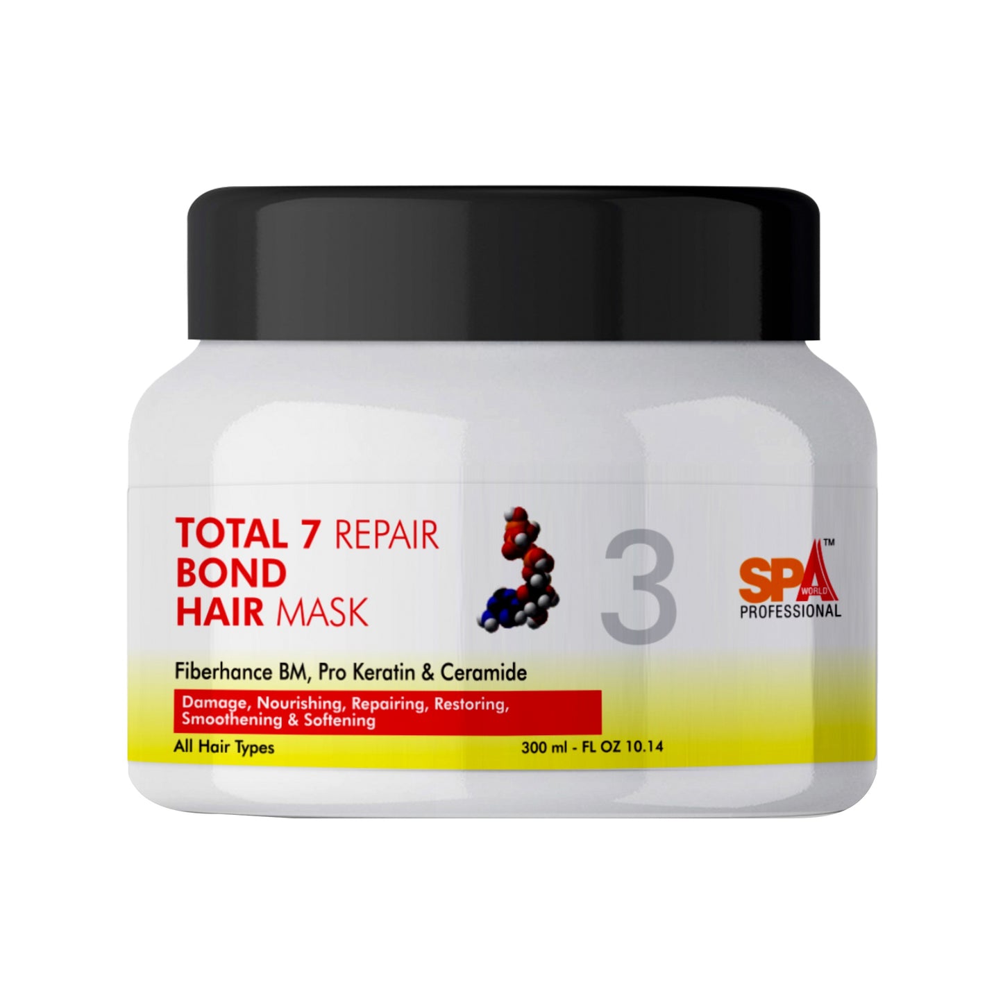 Total Repair 7 Bond Hair Mask - Damage, Nourishing, Repairing, Restoring, Shine, Smoothening, Softening-300ml