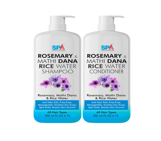 Rosemary Bond Shampoo & Conditioner+ Anti Hair Fall Kit+ Frizz-Free, Soothes Dry Scalp, Boosts Hair Growth.400ml